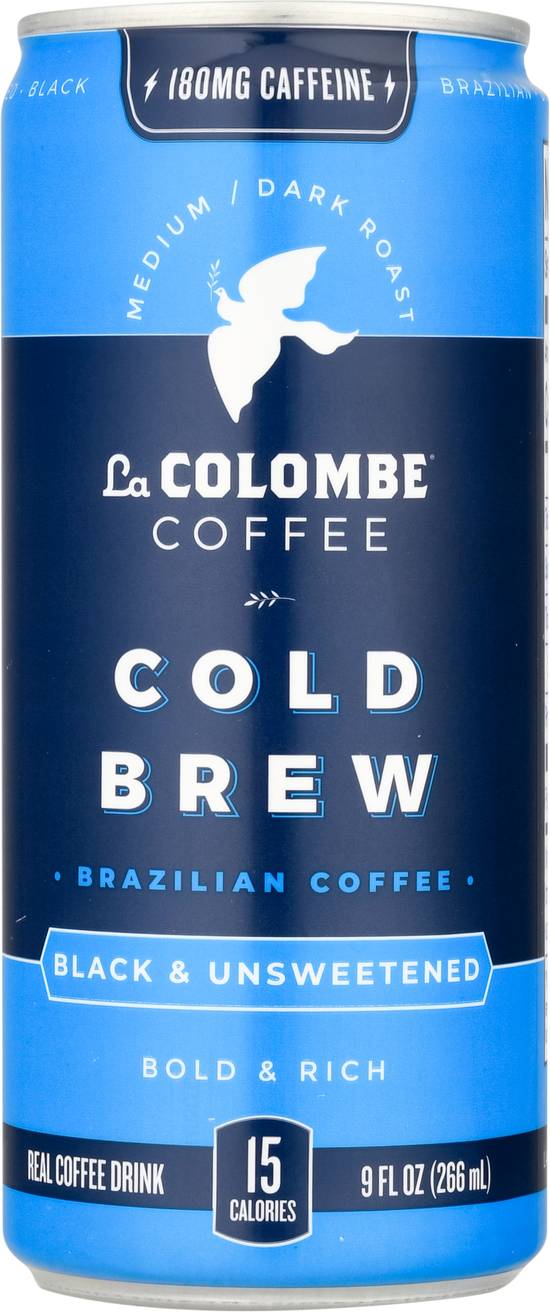 La Colombe Brazilian Cold Brew Coffee (9 fl oz) (black/unsweetend)