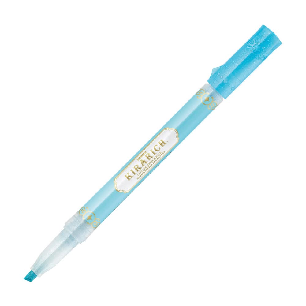 Zebra Kirarich Glitter Highlighter - Blue
