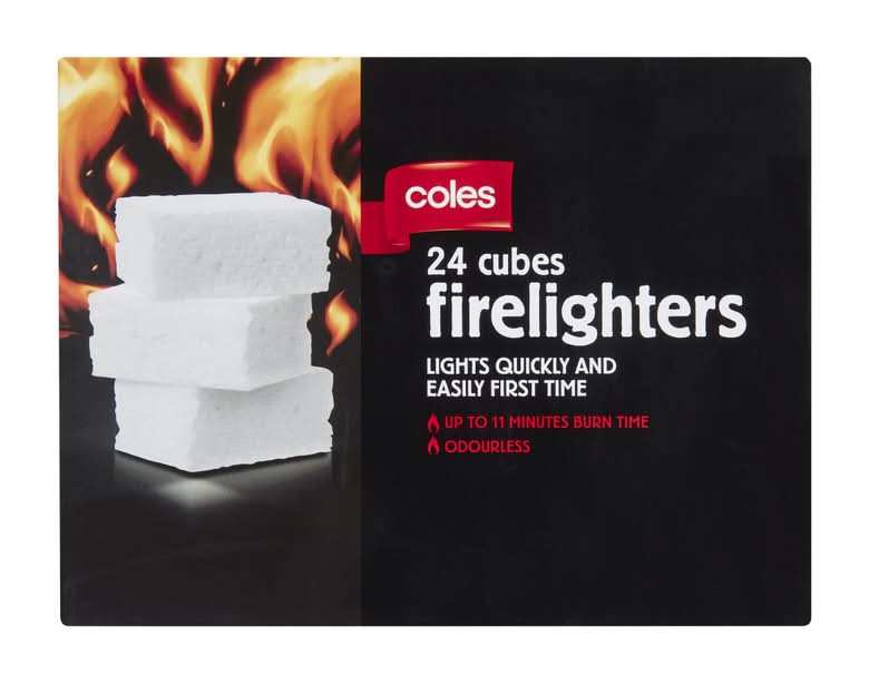 Coles Firelighters (24 pack)