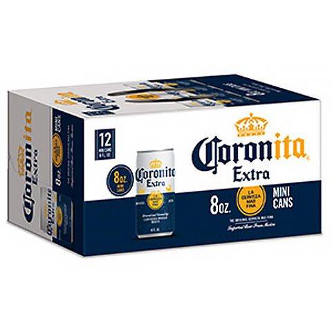 Corona Extra Lager Mexican Beer (12x 8oz cans)