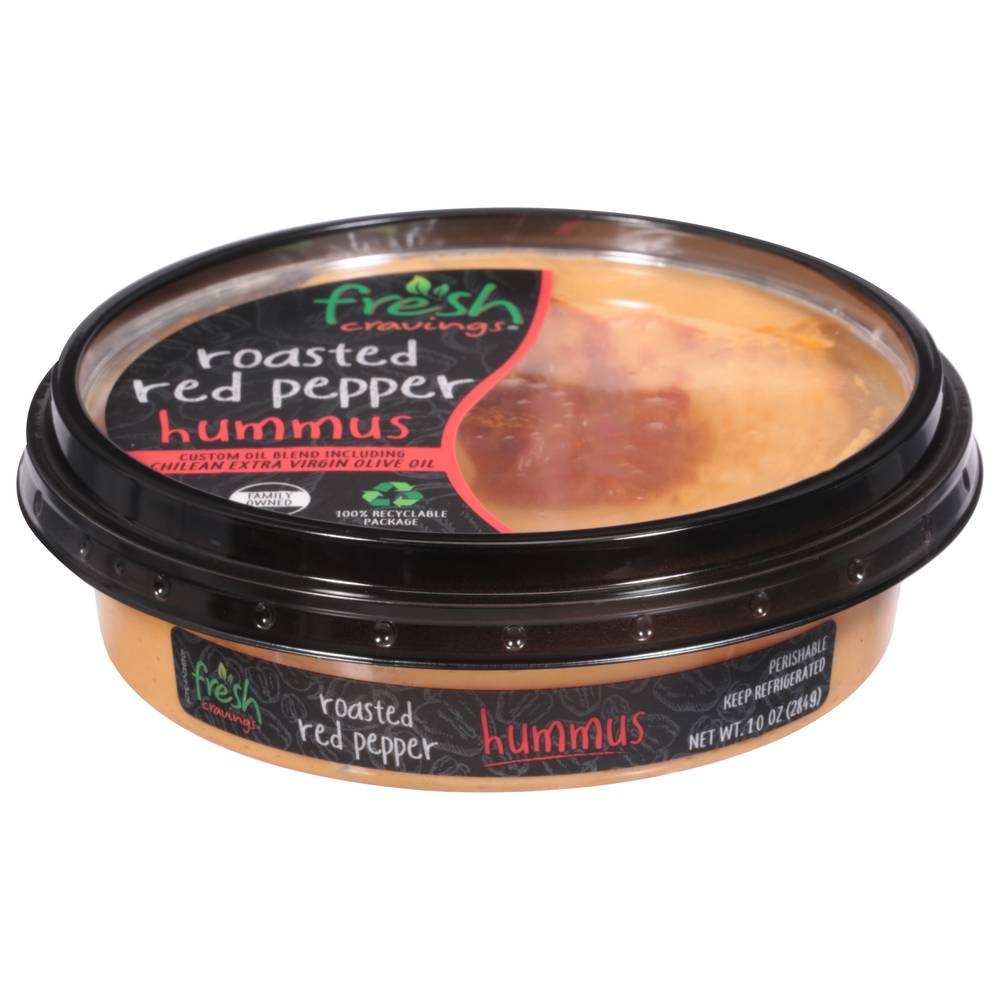 Fresh Cravings Roasted Red Pepper Hummus (10 oz)