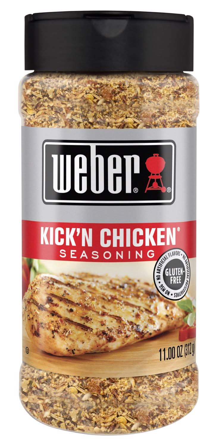 Weber Gluten Free Kick'N Chicken Seasoning 11 Oz