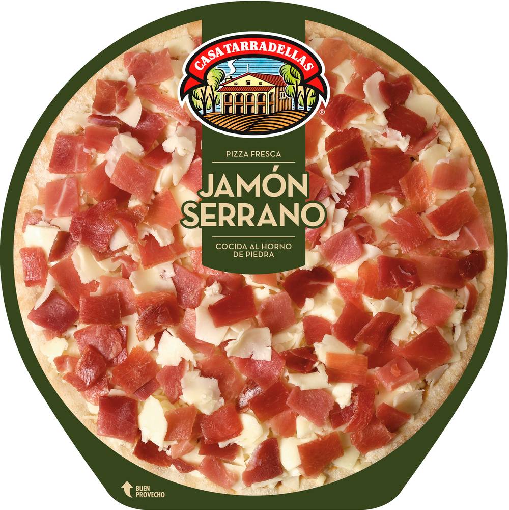 Pizza de jamón serrano · Casa Tarradellas (390 g)