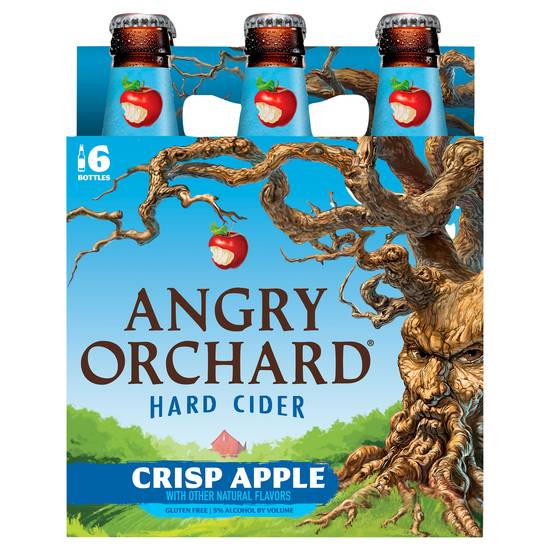 Angry Orchard Crisp Apple Hard Cider (6 ct, 12 fl oz)
