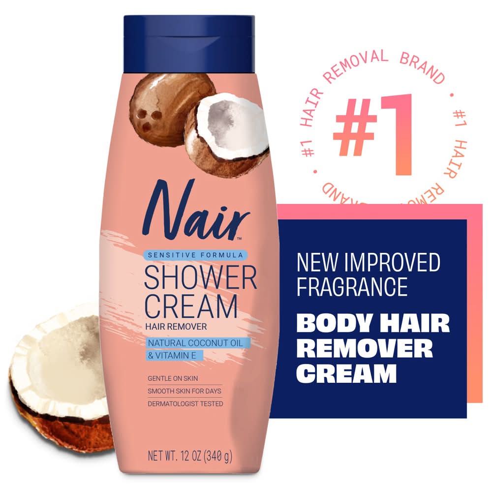 Nair Shower Hair Remover Cream (12 oz)