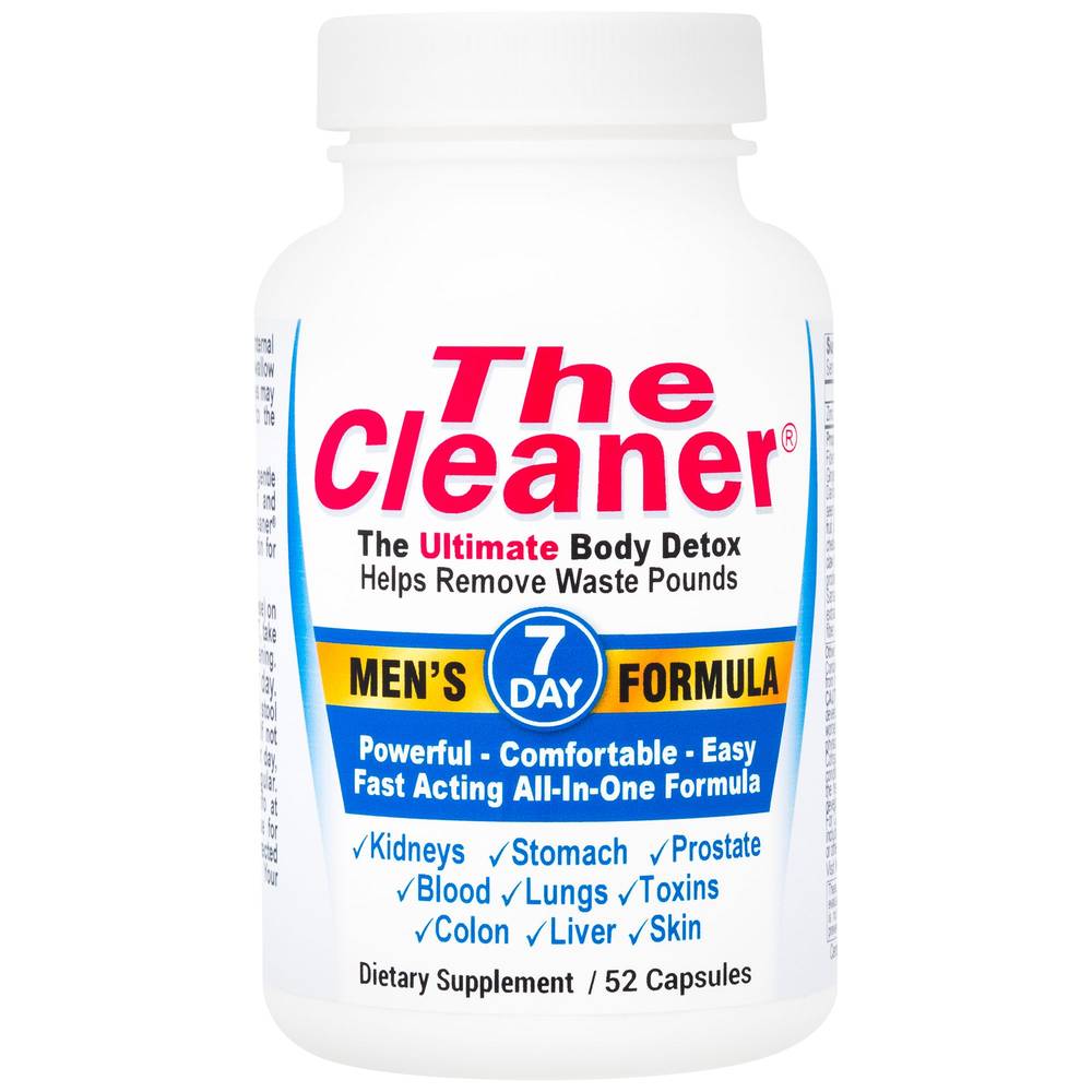 The Cleaner - 7-Day Men'S Formula - Ultimate Body Detox (52 Capsules)