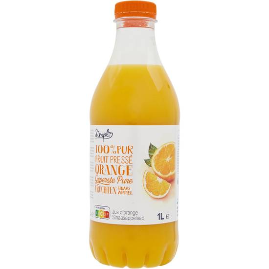 Simpl - Jus 100% fruit pressé (1 L) (orange)