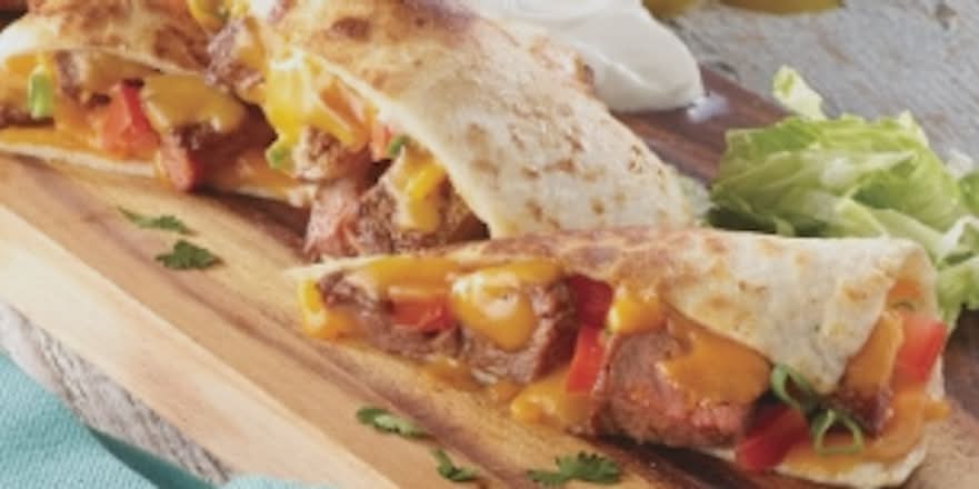 Stuffed Rib Eye Quesadilla