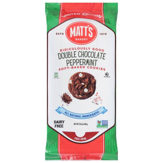 Matt's Bakery Soft-Baked Double Chocolate Peppermint Cookies