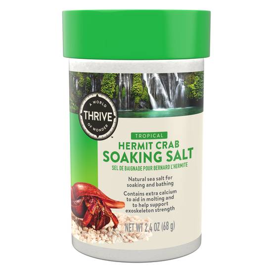 Thrive Hermit Crab Soaking Salt (Size: 2.4 Oz)