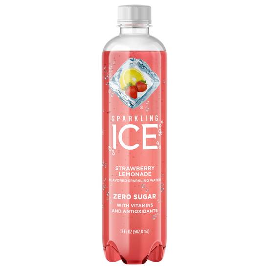Sparkling Ice Zero Sugar Strawberry Lemonade Sparkling Water (17 fl oz)