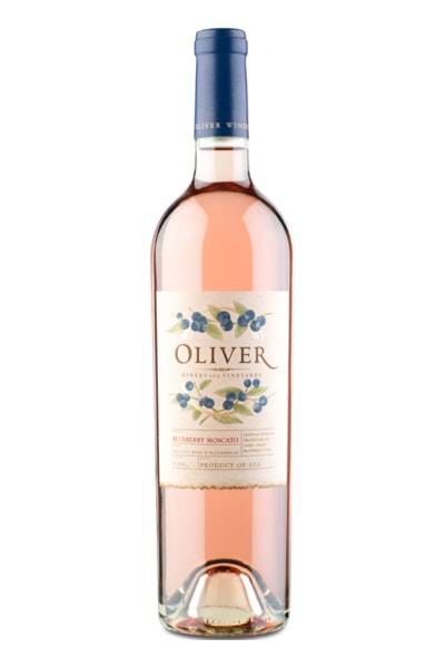 Oliver Australia Blueberry Moscato Wine (750 ml)