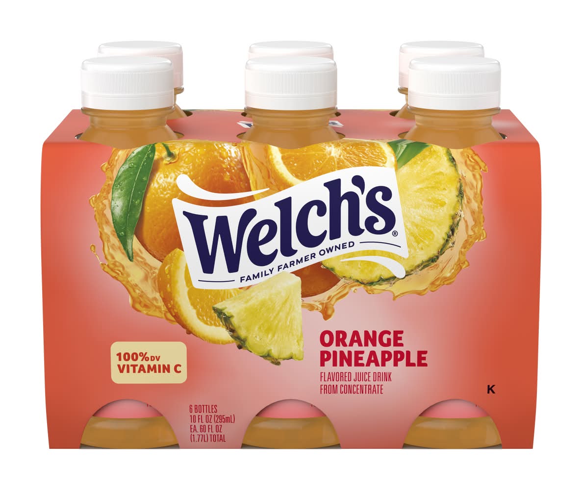 Welch's Orange Pineapple Juice Drink (6 x 10 fl oz)