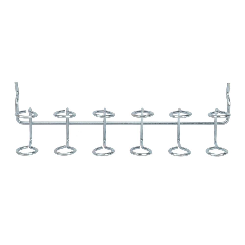 Project Source Steel Pegboard Tool Holder in Silver (9-in W x 2.2-in H) | 55438