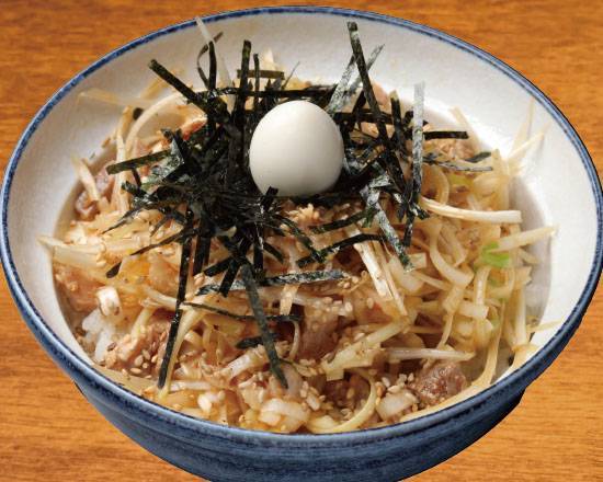 小ネギチャ丼 Small Green Onion & Roasted Pork Filet Rice Bowl