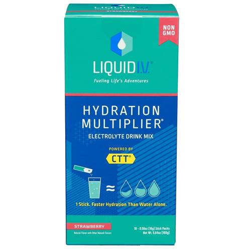Liquid I.V. Strawberry Hydration Multiplier 10 Pack