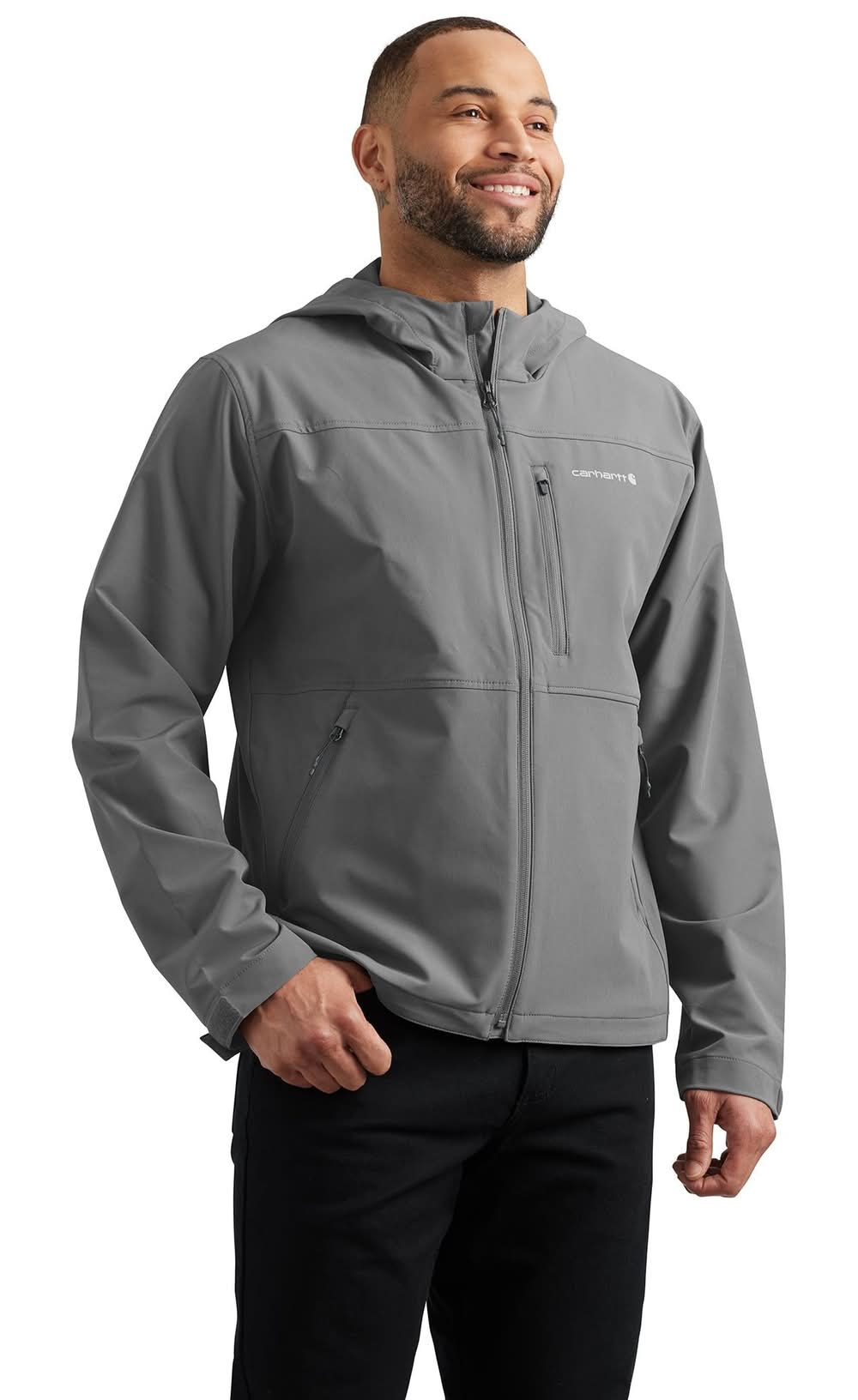 Carhartt Men's Steel Hooded Rain jacket ( L )