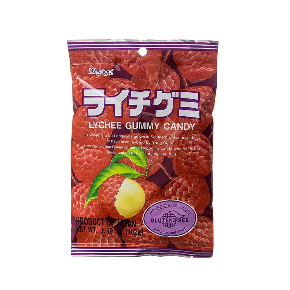 Kasugai Gummy Chews Lychee Candy