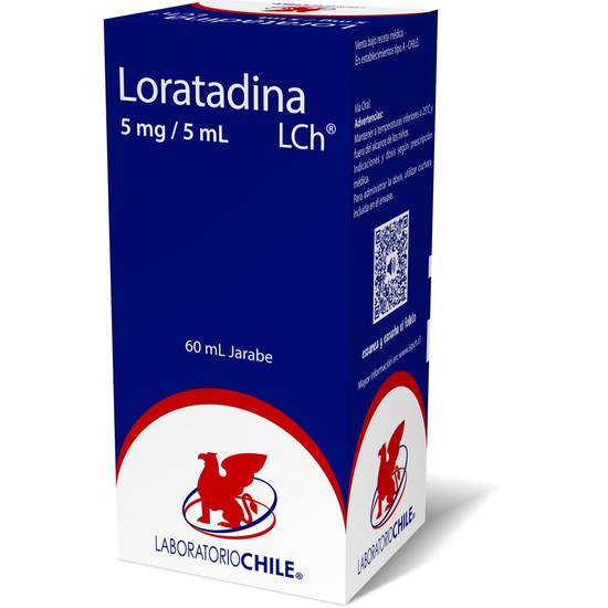 Loratadina 5mg/5ml Jarabe 60 ml
