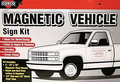 Cosco® Magnetic Vehicle Sign Kit