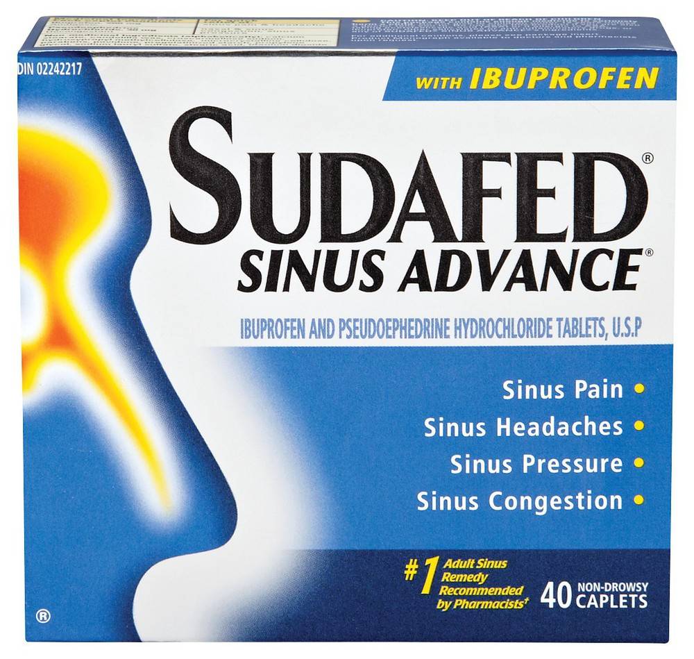 Sudafed Sinus Advance Caplets (100 g)