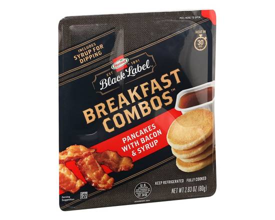 Hormel · Black Label Breakfast Combos Pancakes with Bacon & Syrup (2.8 oz)
