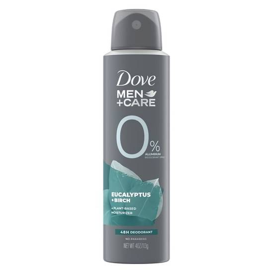 Dove Men Eucalyptus & Birch 0% Deodorant Spray For Men (113 g)
