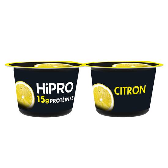 Hipro - Yaourts protéinés au citroné (2 pièces)