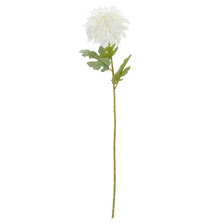 Flor Fina Crisantemo 72cm - Blanco