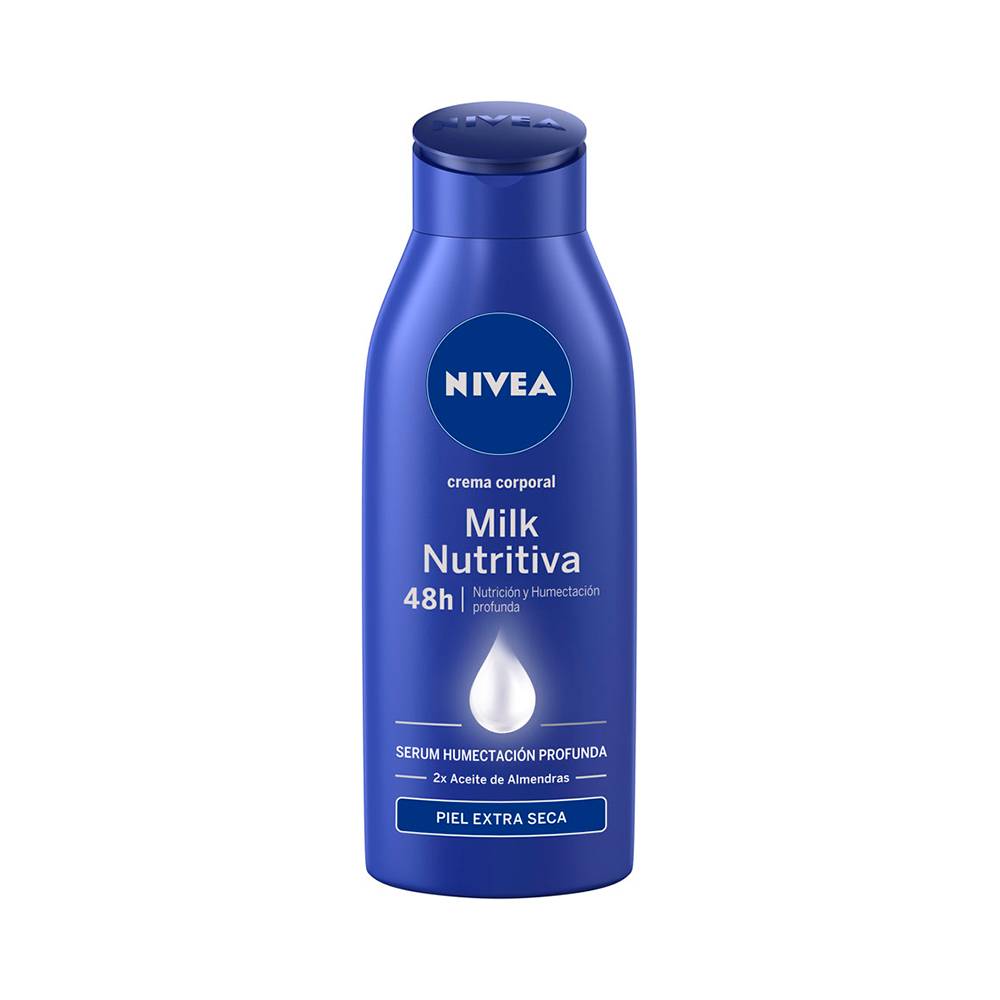 Nivea crema milk nutritiva piel extra seca (botella 220 ml)