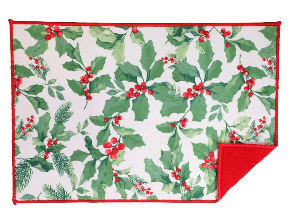 Holly Dish Drying Mat