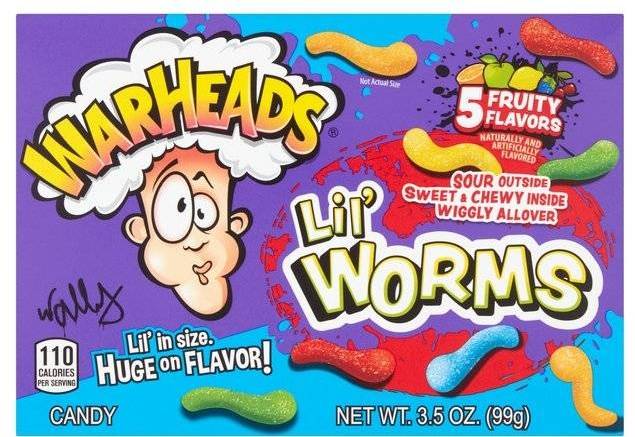 Warheads Lil'Worms Box