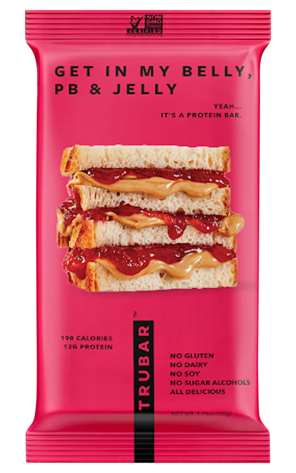 TRUBAR Get in My Belly, Pb-Jelly (21.1 oz, 12 ct)