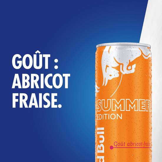 Red Bull - Boisson énergisante goût fraise abricot (250 ml)