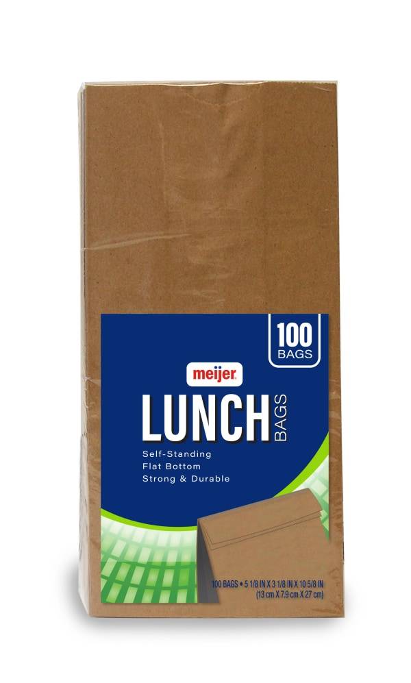 Meijer Paper Lunch Bags (100 ct)