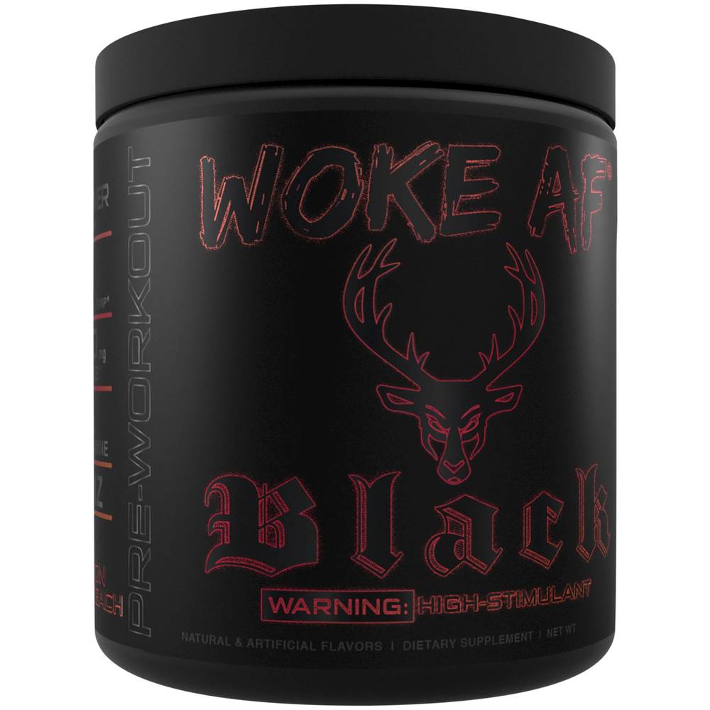 Bucked Up Woke Af Black Pre-Workout - Sets on the Beach (12.81 oz)