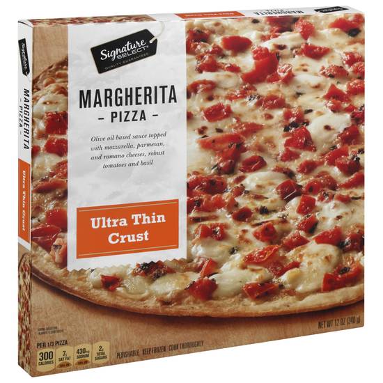 Signature Select Ultra Thin Crust Margherita Pizza (12 oz)