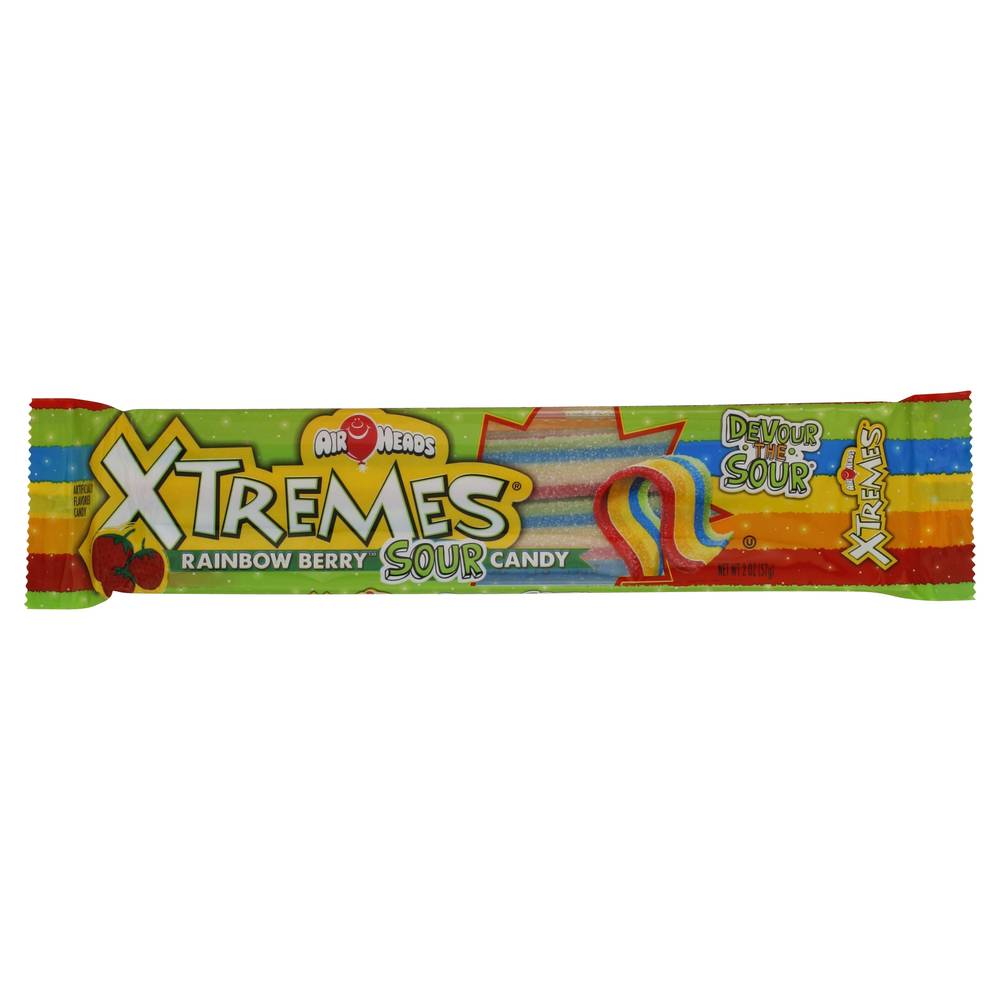 Airheads Xtremes Sweetly Sour Candy, Rainbow Berry (2 oz)