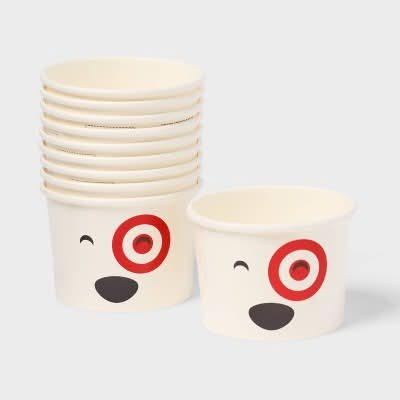 Spritz Target Bullseye Treat Cups (10 ct)