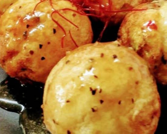 京都市右京区まるふくで昔ながらのたこ焼きをいただいてきました たこやき