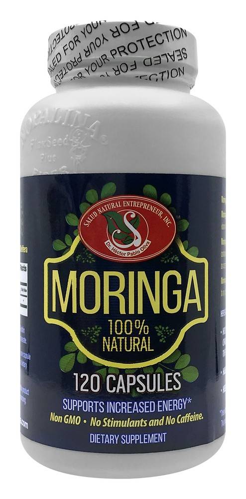Salud Natural Moringa Capsules (120 capsules)