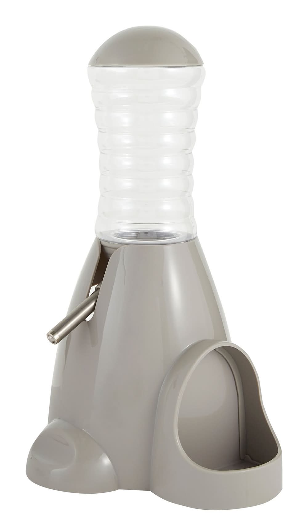 Full Cheeks™ Small Pet 3 in 1 Space Saver Food & Water Dispenser (Size: 16 Fl Oz)