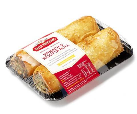 Baked Provisions Spinach & Ricotta Roll 2 Per Pack 340Gm