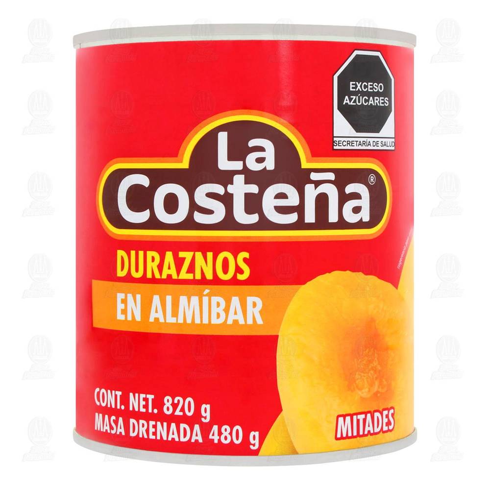 La Costeña · Duraznos en almíbar (820 g)