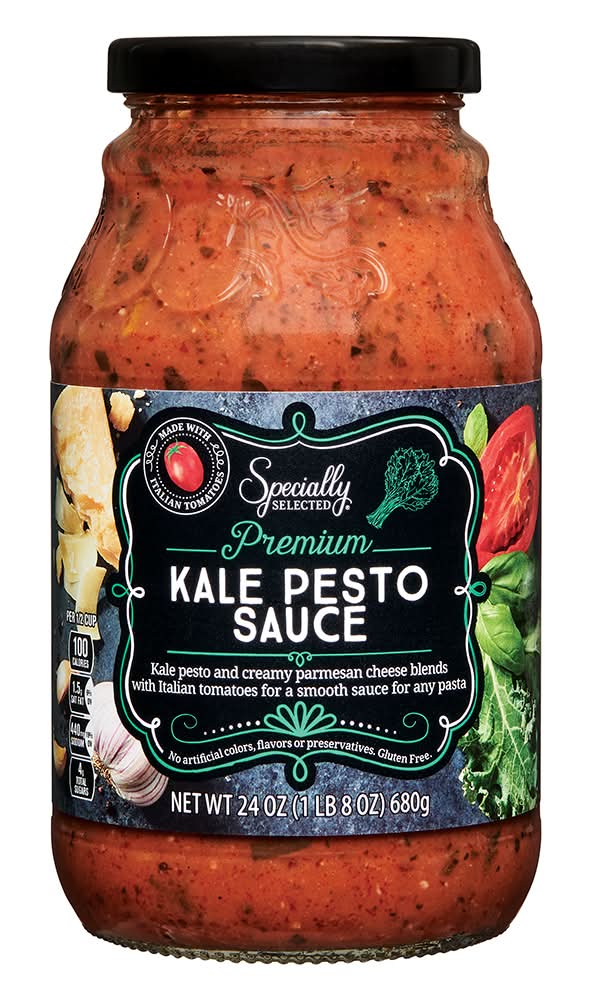 Specially Selected Premium Pasta Sauce, Kale Pesto (24 oz)