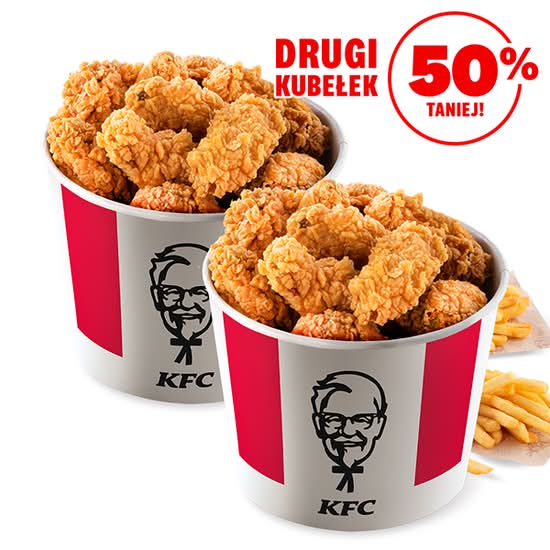 Kubełek 15 Hot Wings + drugi 50% taniej
