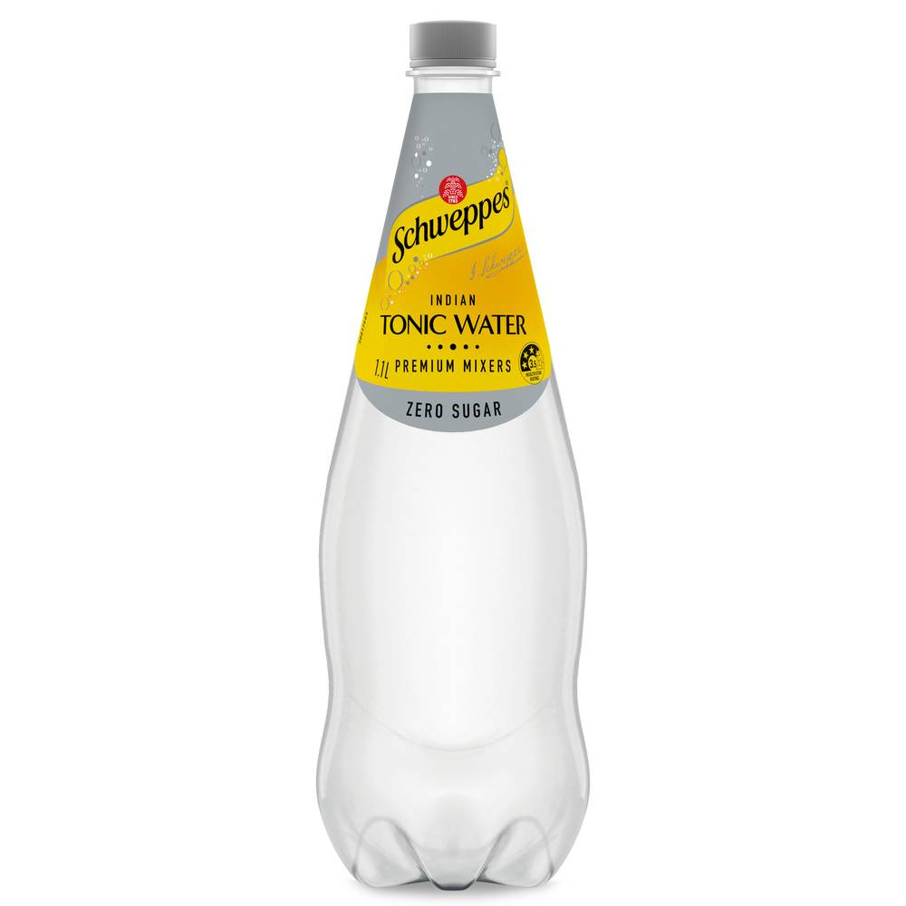 Schweppes Tonic Water Zero Sugar 1.1Lt ea