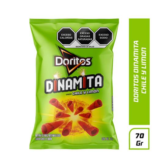 DORITOS DINAMITA CHILE Y LIMÓN70G