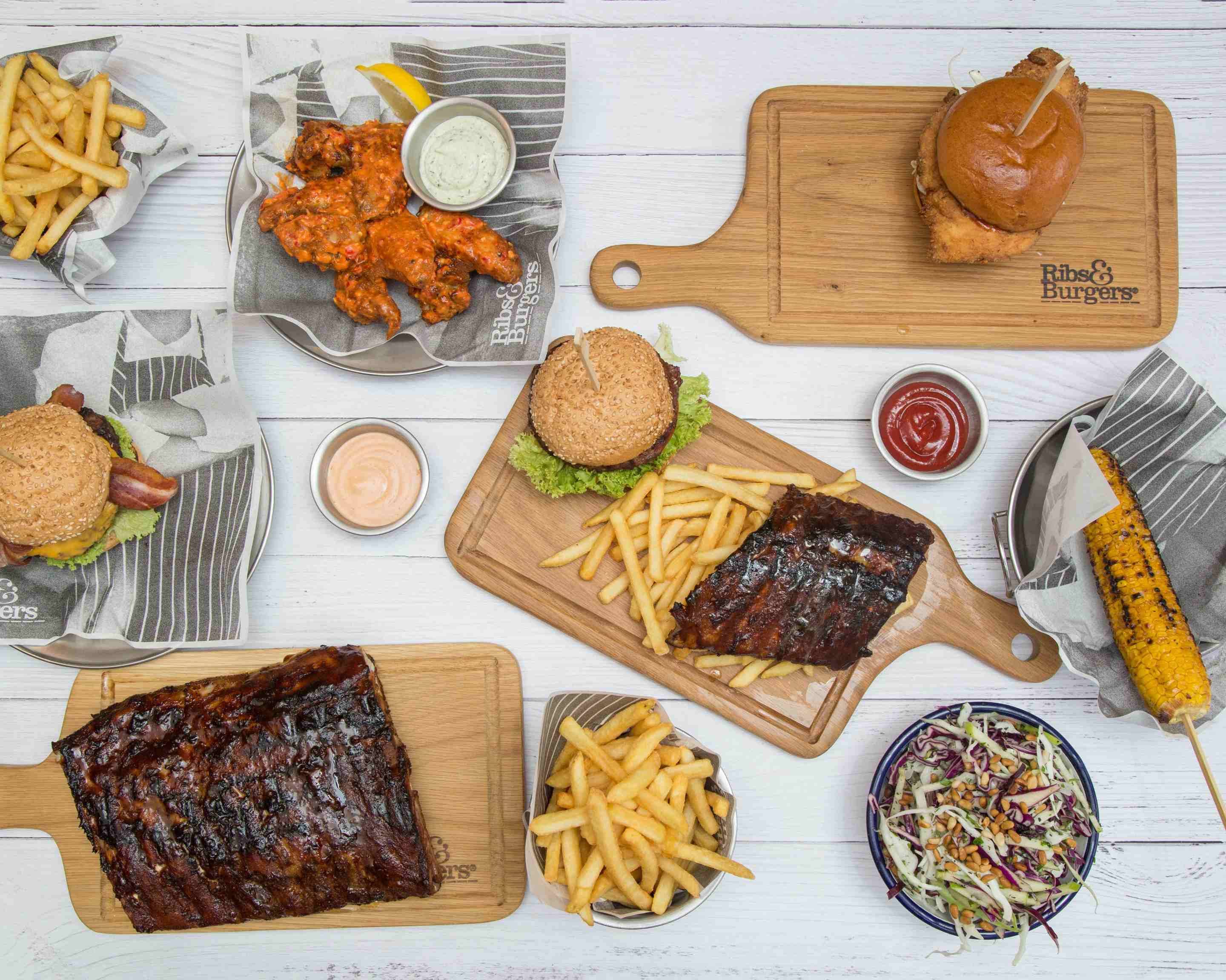 Ribs & Burgers Menu Takeaway in London Delivery menu & prices