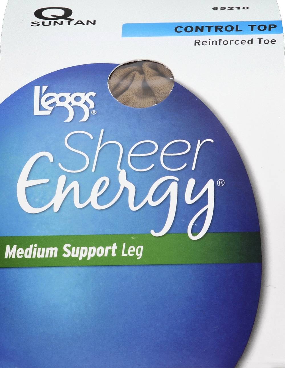 L'eggs Sheer Energy Control Top Pantyhose Q Suntan (1.7 oz)